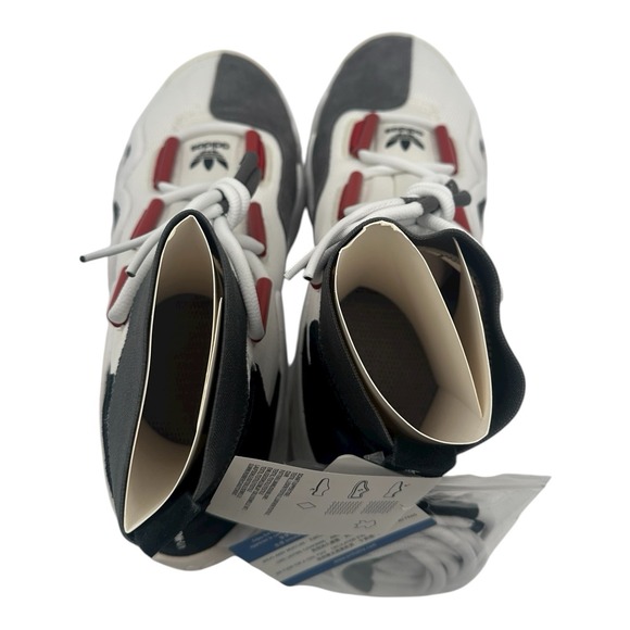 Adidas Crazy 8 AD Shoes Mens Sz 9 White Grey Red High‎ Top Sneakers AC7737 main image 3